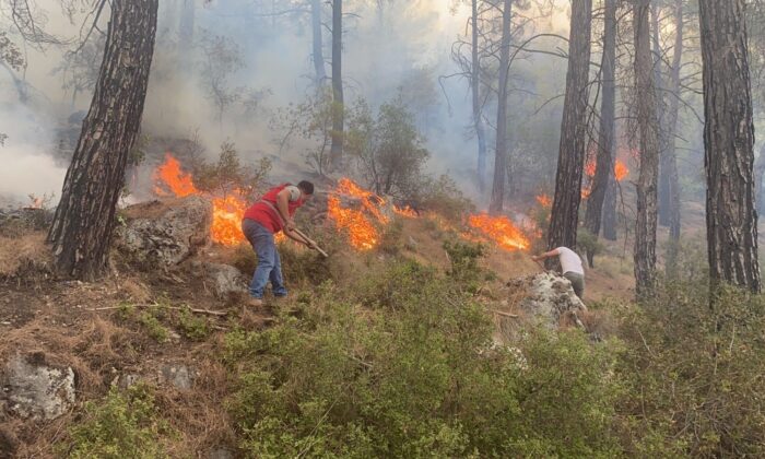 Seydikemer yangını kontrol altına alındı