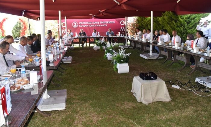Üniversite, şehir ve sanayi iş birliği kapsamında OMÜ Danışma Kurulu toplandı