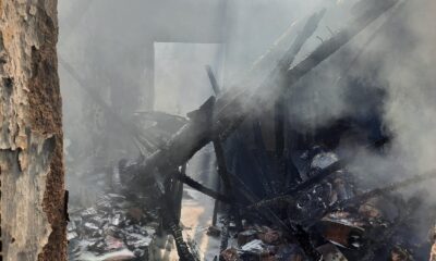 Yer ocağı, evi kül etti