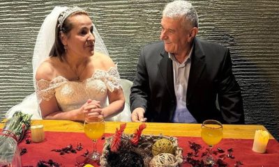 Rize’de 5 torun sahibi çift herkesi şaşırttı! 40. evlilik yıl dönümlerinde tekrardan düğün yaptılar