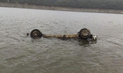 Alibey Barajı’nda sular çekilince oraya çıktı drone ile görüntülendi