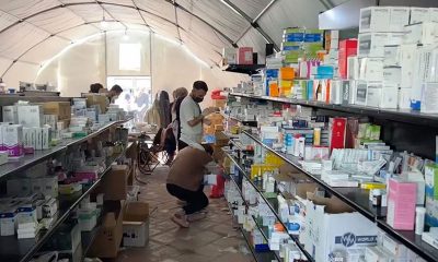 Hatay’da ilaç ihtiyacı ‘sahra eczanesi’nde karşılanıyor