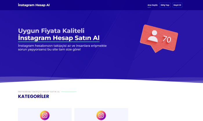 Instagram Hesap Al ile Kolay ve Hızlı Instagram Varlığı Oluşturun!