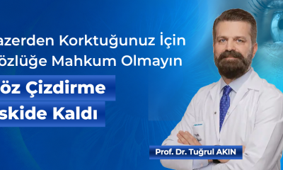 Lazerden Korktuğunuz İçin Gözlüğe Mahkûm Olmayın: Göz Çizdirme Eskide Kaldı