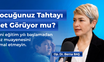 Çocuğunuz Tahtayı Net Görüyor mu? Ders Notlarındaki Düşüşün Sebebi Gözler Olabilir