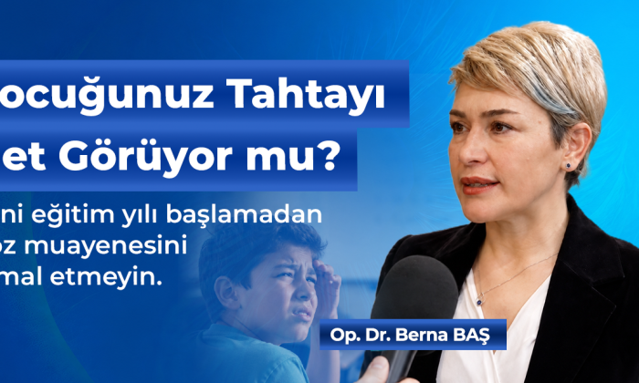 Çocuğunuz Tahtayı Net Görüyor mu? Ders Notlarındaki Düşüşün Sebebi Gözler Olabilir