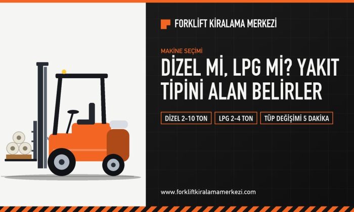 Dizel mi, LPG mi? Forklift kiralarken yakıt tipini çalışma alanı belirliyor